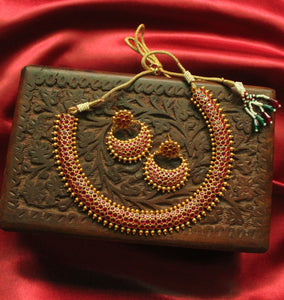 Traditional Ruby Stoned Set